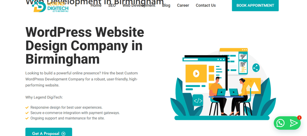 legenddigitech-Web Development Birmingham